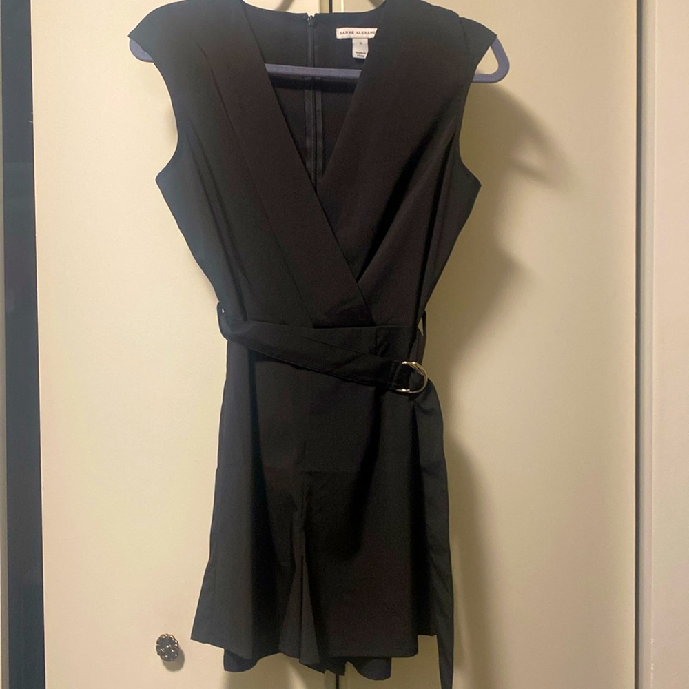 Black jumpsuit.